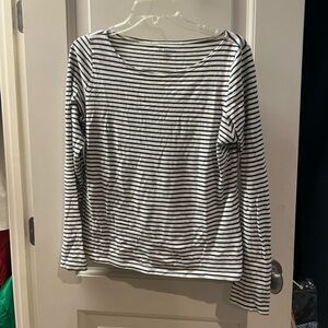 Brandy Melville st George boatneck striped long sleeve